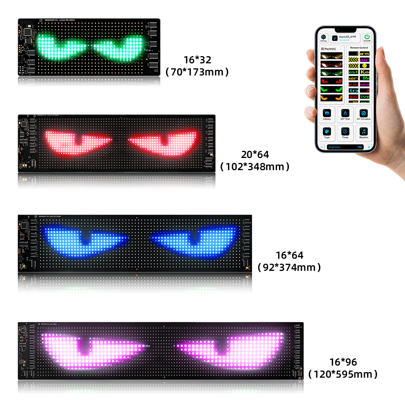 Pixel Art Led Panel - RGB LED Matrix Pixel Panel Flexible