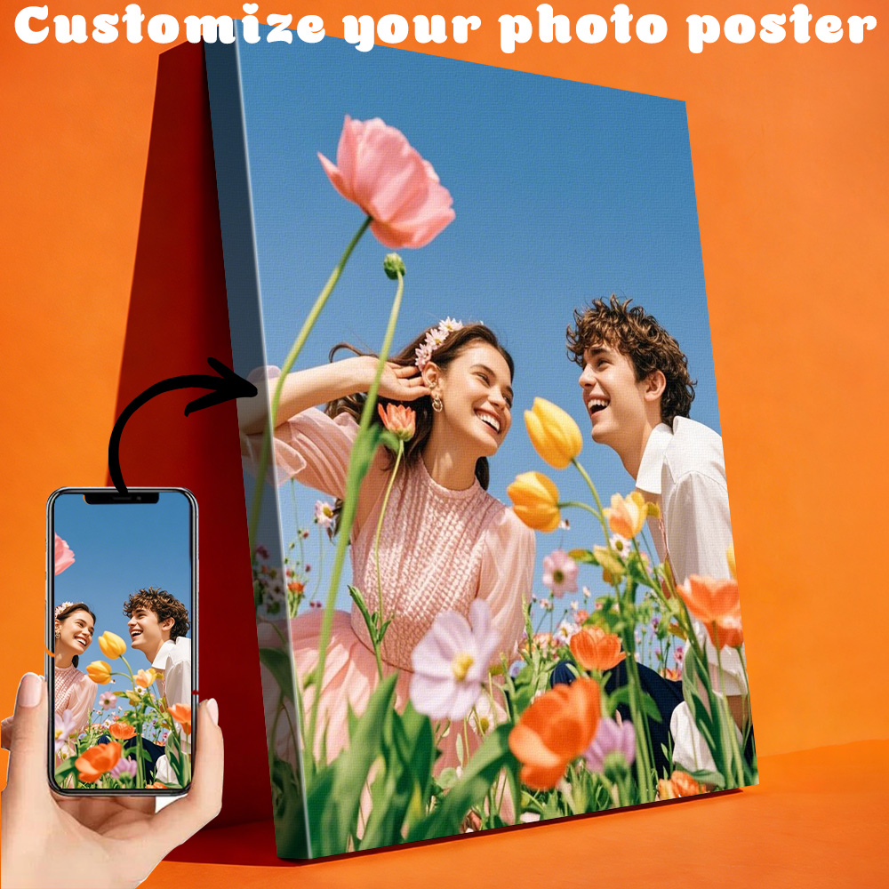 Photography Exhibition - 1 customized photo canvas, optional DIY