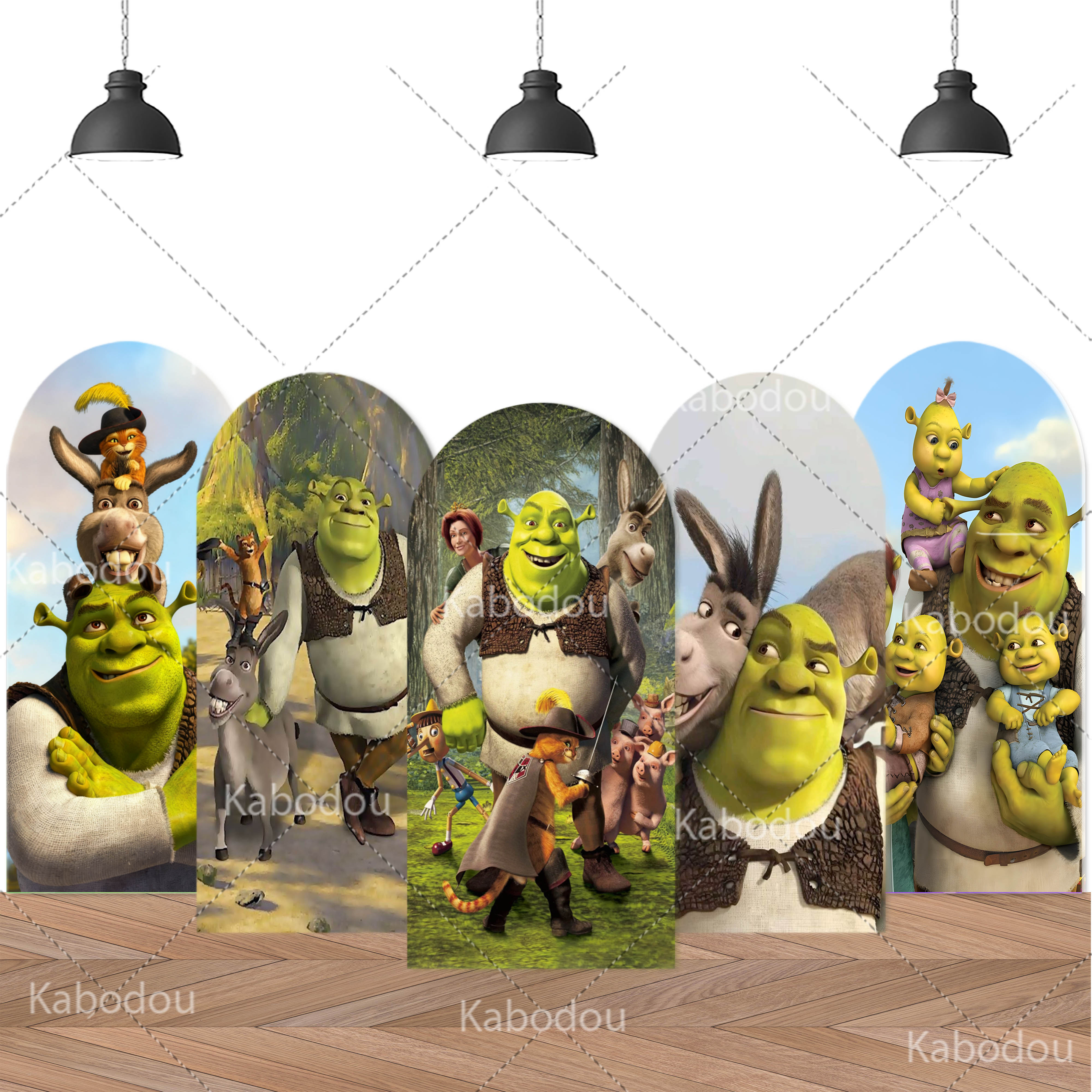 Photography Class - The Shreks Backdrop Arch Cover Boys