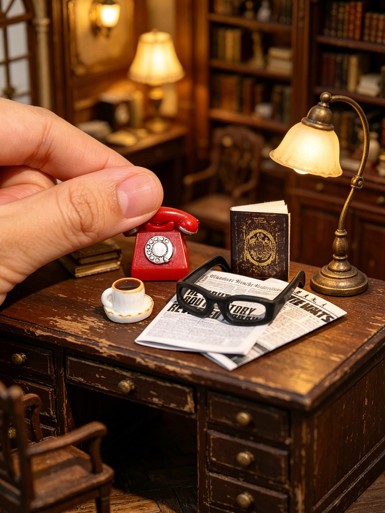 Photography Vintage - A Miniature Vintage Desktop Ornament, Miniature