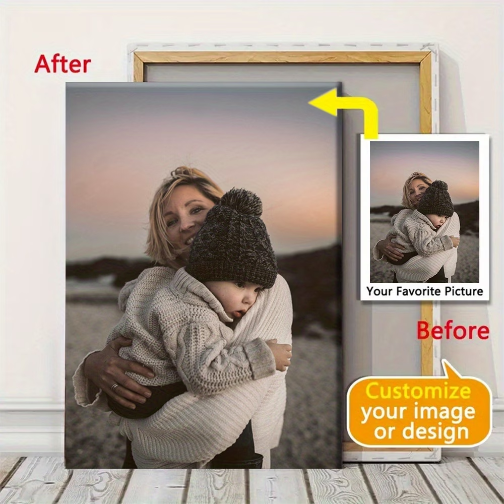 Photography Exhibition - Framed Customizable Family Photo Canvas Print