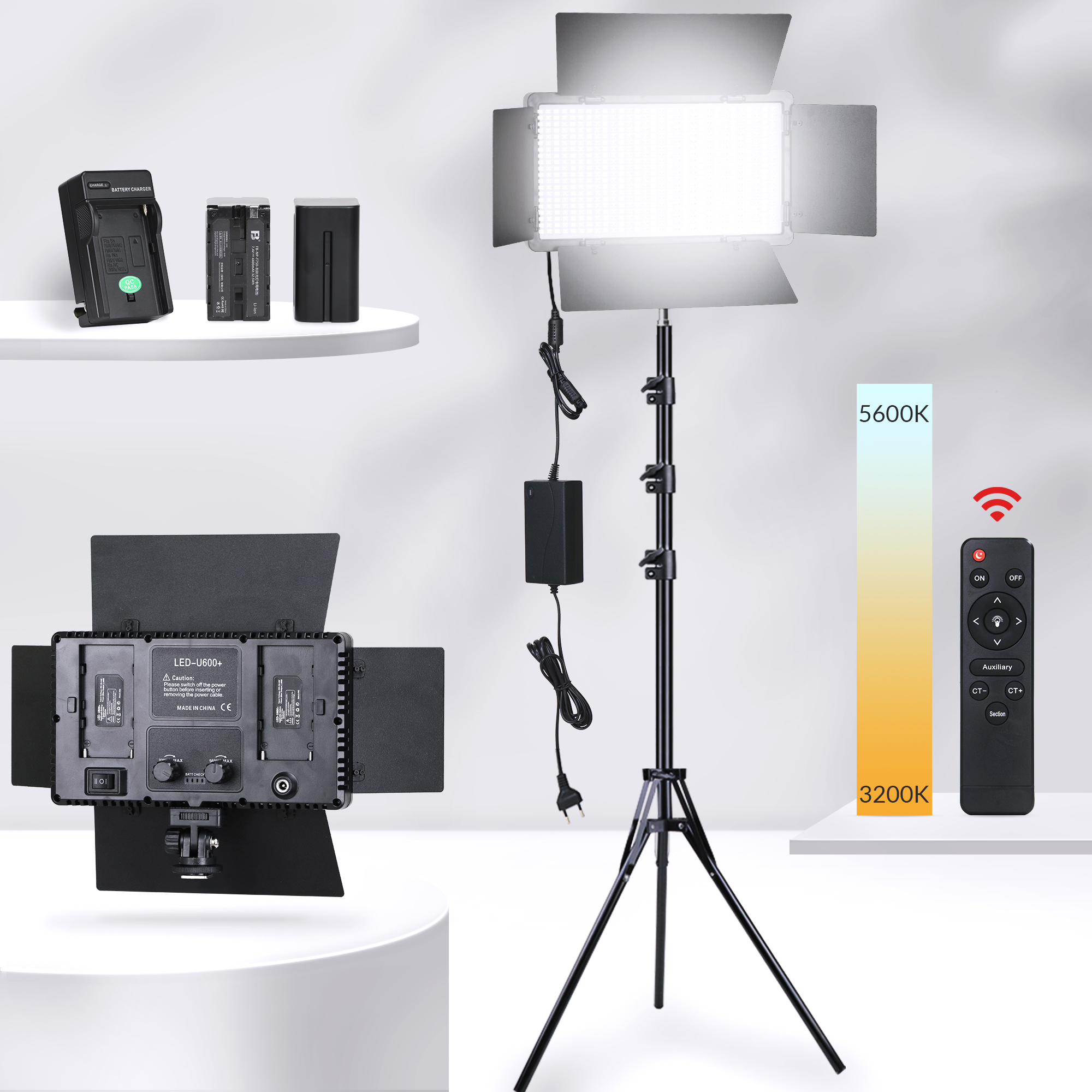 Pixel Art Led Panel - 40W Led Video Light Panel 3300K-5600K