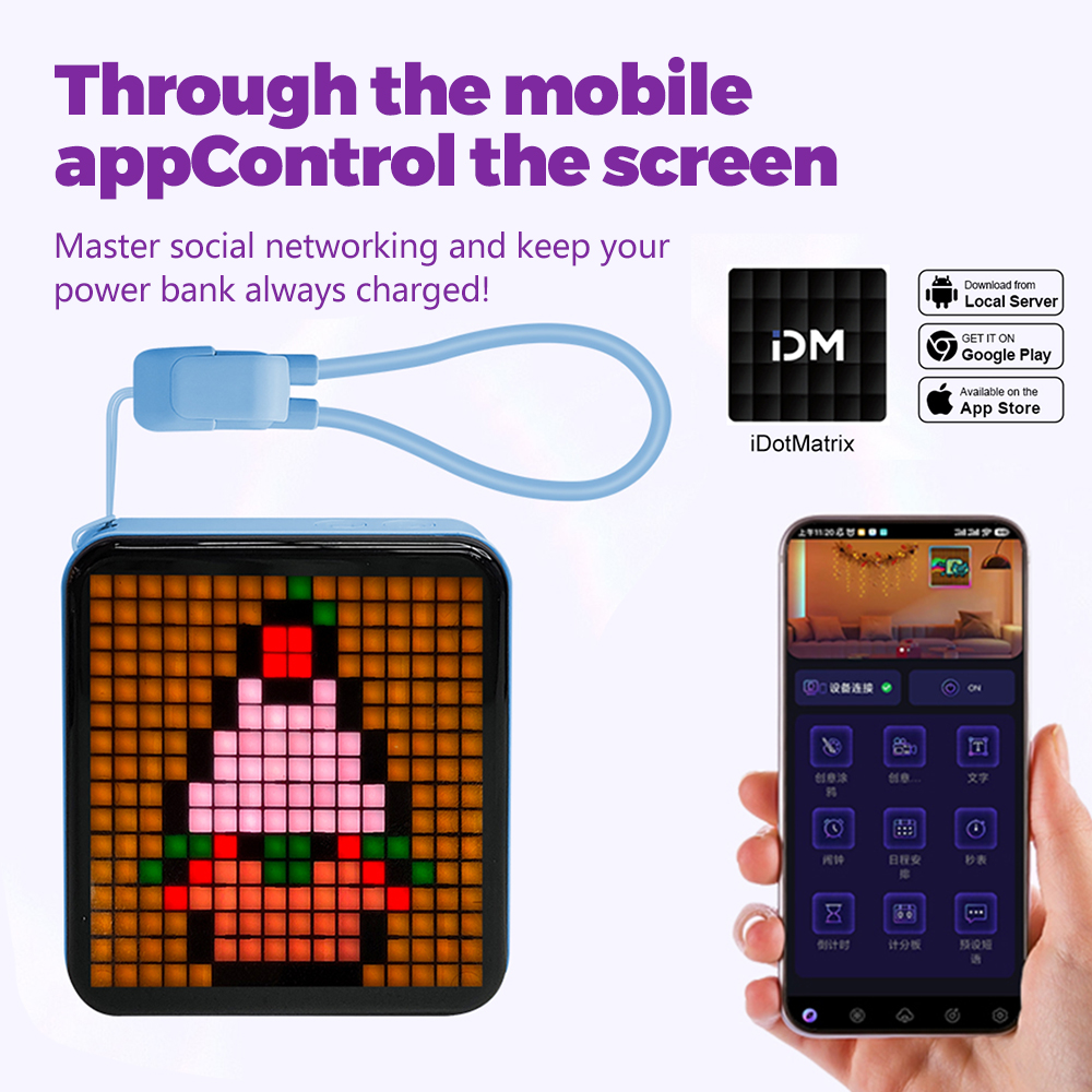 LED Pixel Display Night Light  - Pixel Art Led Panel 评论和价格