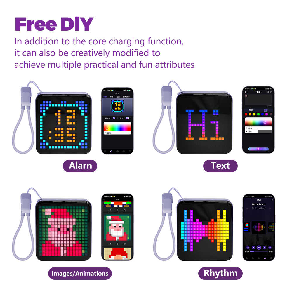 LED Pixel Display Night Light  - Pixel Art Led Panel 评论和价格