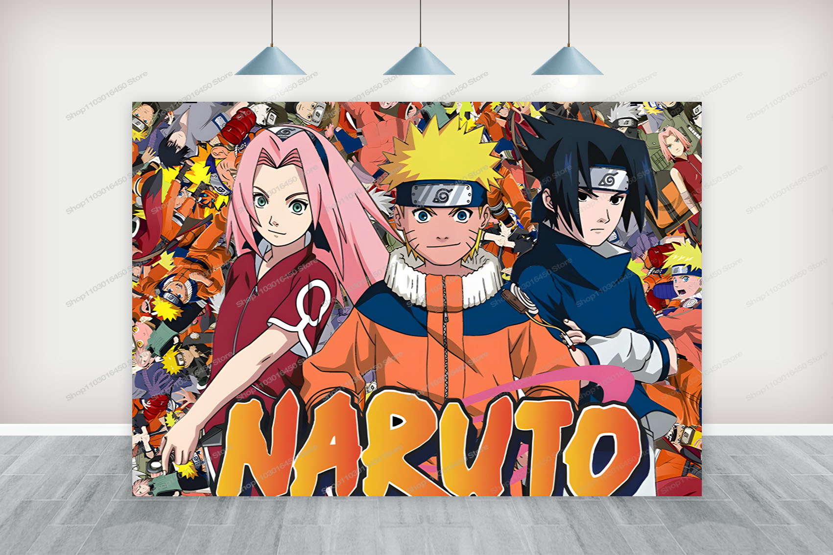 Naruto Backdrop For Boys Birth - Photography Class 评论和价格