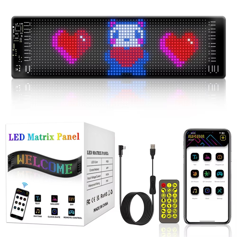 16x96 Plus Truck Eye RGB LED M - Pixel Art Led Panel 评论和价格