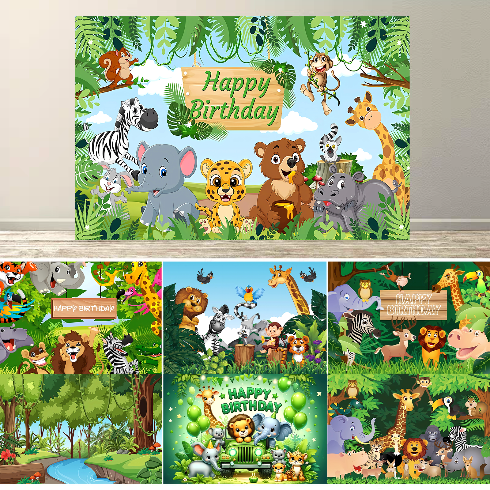 Dewprint  Wild Animal Jungle B - Photography Zoo 评论和价格