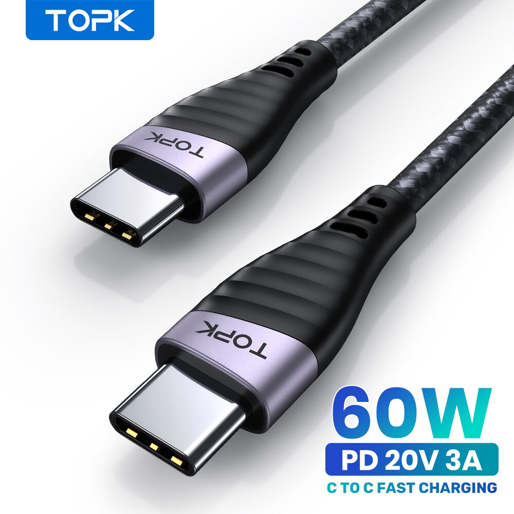 TOPK 60W USB C To Type C Cable - Xiaomi Photography Kit 评论和价格