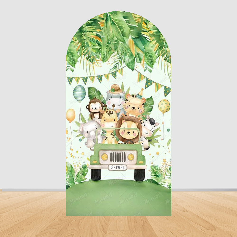 Jungle Zoo Party Arch Backgrou - Photography Zoo 评论和价格