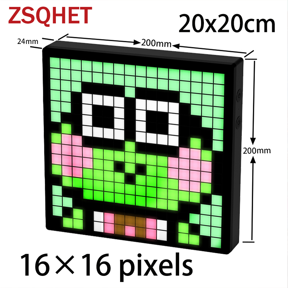 ZSQHET LED Pixel Art Display S - Pixel Art Led Panel 评论和价格