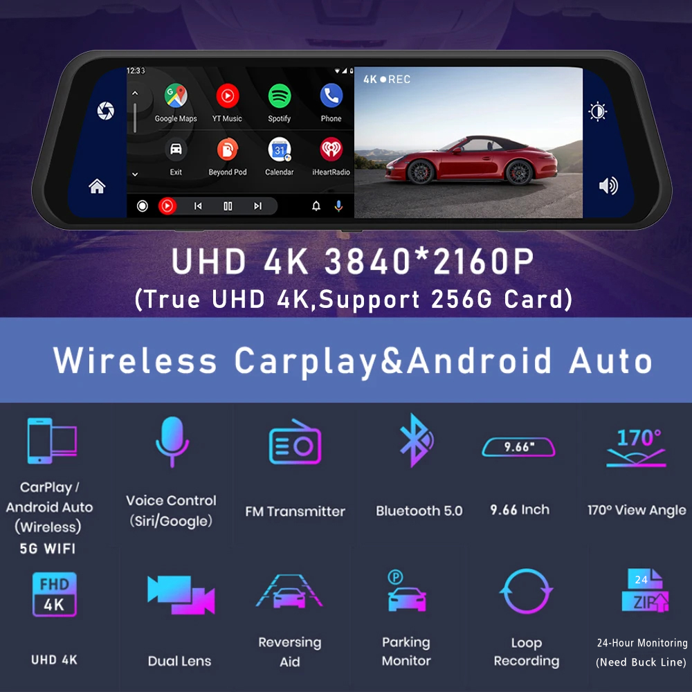 Dash Cam 4K 2160P Car Dvr Carp - Xiaomi Photography Kit 评论和价格