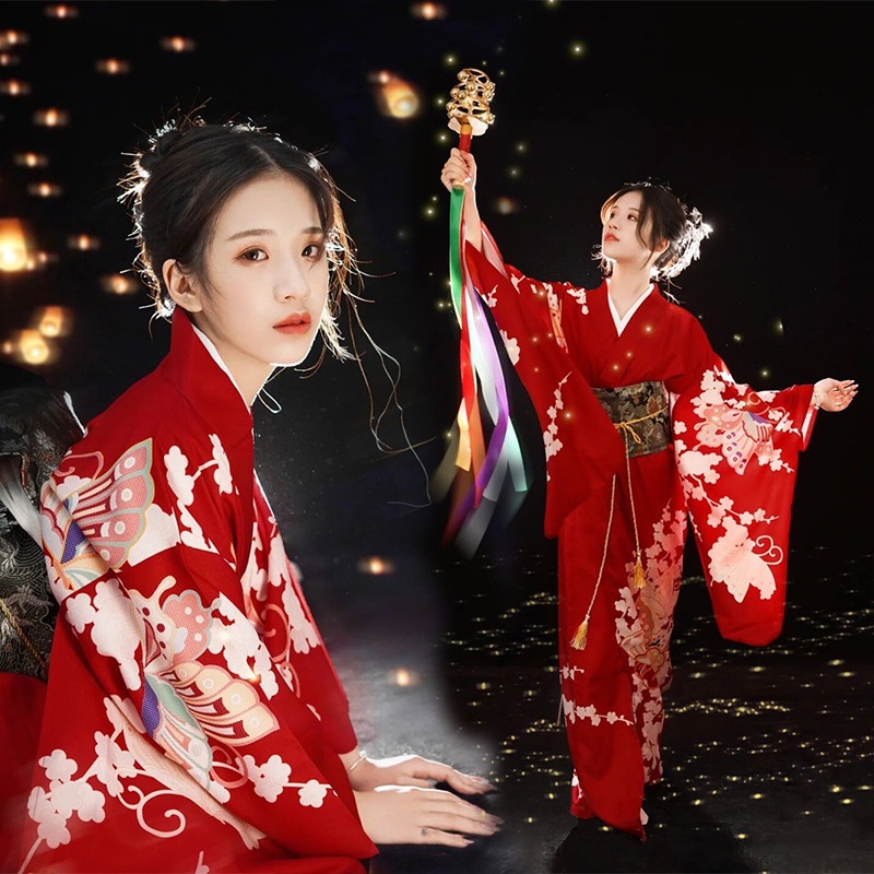 Dark Elegant Girl Kimono Photo - Photography Vintage 评论和价格
